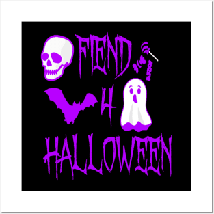 Fiend 4 Halloween Purple T-Shirt Posters and Art